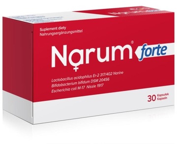 Suplement diety Narum Forte probiotyki 30 kapsułek