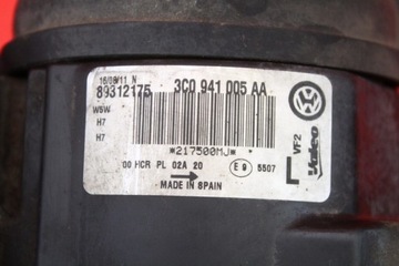 SVĚTLOMET LEVÝ SVĚTLO PŘEDNÍ EU 3C0941005AA VW PASSAT B6 09R