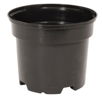 Doniczka okrągła w kolorze czarnym 13cm 100szt