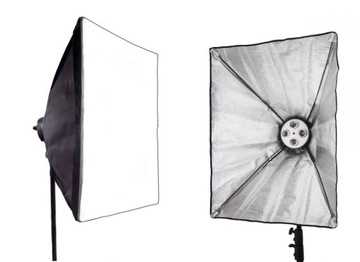 Светильник софтбокс 50х70см на четыре лампочки