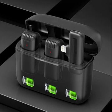 Беспроводной петличный микрофон для Apple iPhone Lavalier J13 Lightning