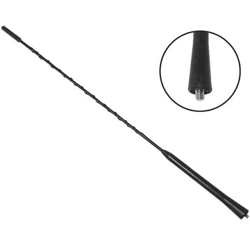 MASZT ANTENOWY Z OPLOTEM 40CM 6MM PEUGEOT CITROEN RENAULT ALFA ROMEO LANCIA