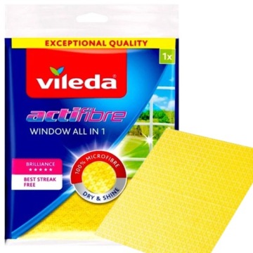 VILEDA ACTIFIBRE ŚCIERECZKA DO OKIEN SZYB CHŁONNA