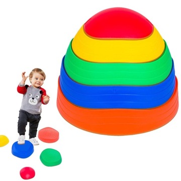 Odskocznia do balansowania dla dzieci Kolorowe odskocznie 10 pcs