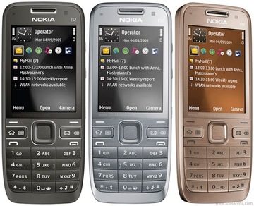 Мобильный телефон Nokia E52 128 МБ / 64 МБ 3G черный