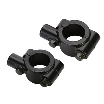 2 шт., 10 мм, адаптер для зеркала заднего вида для мотоцикла, зажим в сборе, задний руль