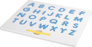 ИГРУШЕЧНАЯ ДОСКА С АЛФАВИТОМ, МАГНИТНЫЕ ШАРИКИ, БУКВЫ