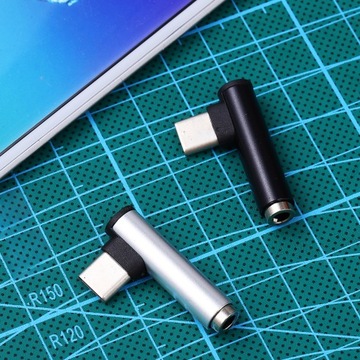 2 шт. АУДИАДАПТЕР TYPE-C НА 35 ММ, УГОЛ 90 ГРАДУСОВ