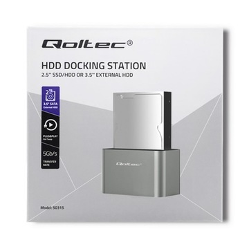 ДОК-СТАНЦИЯ ДЛЯ 2,5/3,5'' SATA USB HDD/SSD