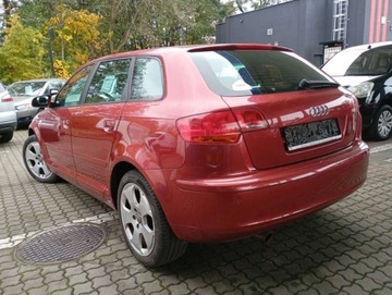 Audi A3 8P Hatchback 3d 1.6 FSI 115KM 2007 Audi A3 Sportback 1.6 benzyna CLIMATRONIC PIEKNY kolor bez rdzy 1.6 115KM, zdjęcie 12