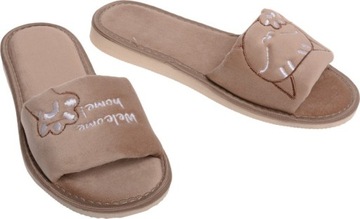 ТАПОЧКИ ЖИВОТНЫЕ ТАПОЧКИ ЖЕНСКИЕ бежевые 41