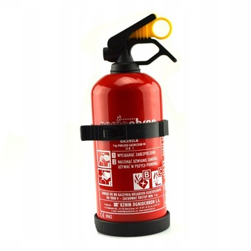 ПОРОШКОВЫЙ ОГНЕТУШИТЕЛЬ для бытовых автомобилей 1КГ + РУЧКА