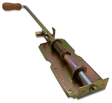 ZASUWA ZASUWKA 480 MM RYGIEL BRAMY DRZWI SPRĘŻYNA SZEROKA SPRĘŻYNOWA OCYNK