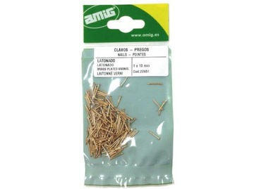 Gwoździe małe Gwoździki do szkatułki 10mm 200sztuk
