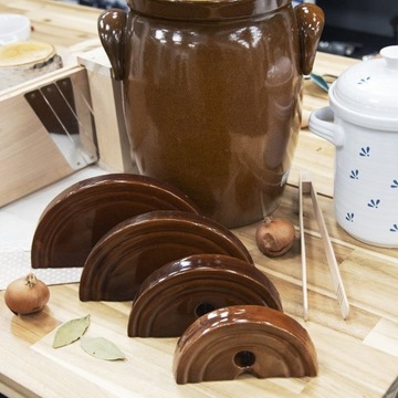 Вес для маринования капусты, огурцов, прижимной камень для бочки 14 - 15 см.