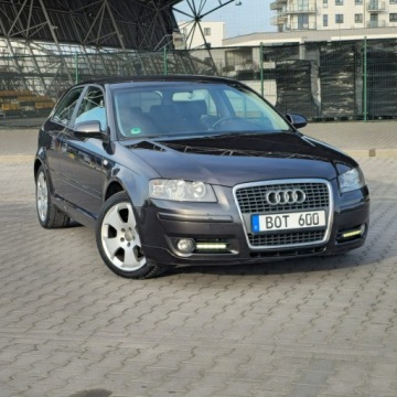 Audi A3 8P Hatchback 3d 2.0 TDI PD 170KM 2008 Audi A3 3-drzwiowe 2.0 Diesel 170KM