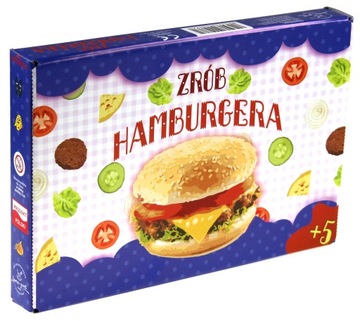 ZRÓB HAMBURGERA Planszowa RODZINNA Pamięć DZIECI