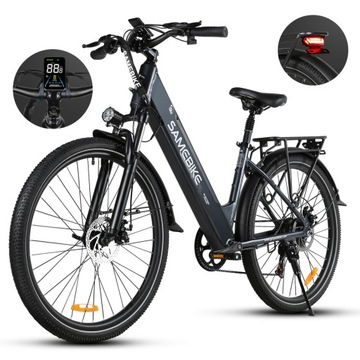 Rower elektryczny dla dorosłych Samebike RS-A01Pro miejski 80KM 27,5