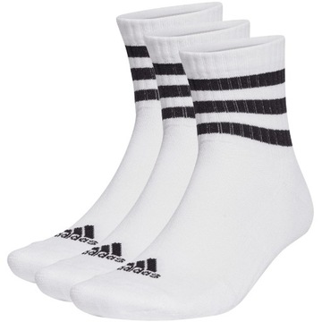 Skarpety adidas 3-Stripes Cushioned Mid-Cut Socks