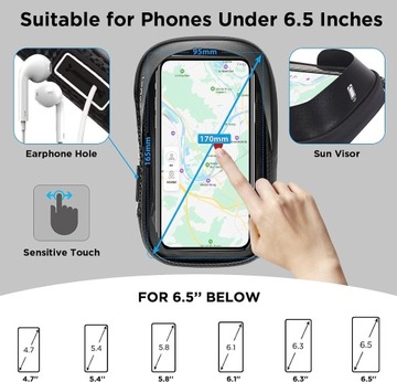 КРЕПЛЕНИЕ LEMY BIKE ДЛЯ 6,6-ДЮЙМОВОГО ТЕЛЕФОНА