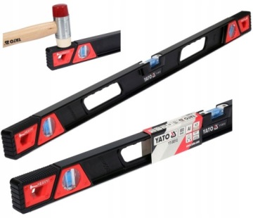 МАГНИТНЫЙ УРОВЕНЬ YATO 80 см АЛЮМИНИЕВЫЕ УДАРОПРОЧНЫЕ МАГНИТЫ БАМПЕРА