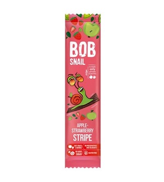 BOB SNAIL OWOCOWA PRZEKĄSKA JABŁKO TRUSKAWKA BEZ DODATKU CUKRU 14g