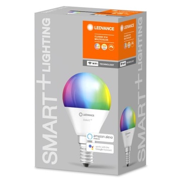 Светодиодная лампа E14 BALL 5Вт RGB SMART+ WiFi LEDVANCE