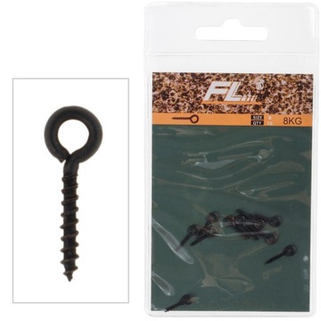 Wkręt 12 mm do przynęt kulek orzecha tygrysiego