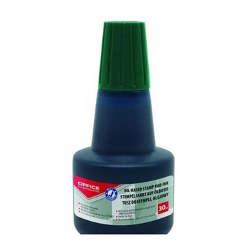 TUSZ OLEJOWY DO PIECZĄTEK METALOWYCH ZIELONY 30ML