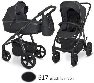 Коляска Espiro Next Up Chrome 2в1 SILVER MOON 627 @ АКЦИЯ