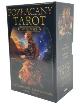 POZŁACANY TAROT KRÓLEWSKI (karty tarota + książeczka)