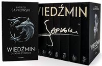 Pakiet Wiedźmin Tomy 1 - 8 Wydanie serialowe czarne filmowe Saga Sapkowski