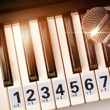 1 КОМПЛЕКТ НАКЛЕЙКИ С ЦИФРАМИ ДЛЯ КЛАВИАТУРЫ ПИАНИНО САМОКЛЕЯЩИЕСЯ НАКЛЕЙКИ ДЛЯ КЛАВИАТУРЫ