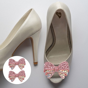 Modna ozdoba do butów Kryształowe spinki do w