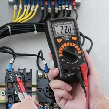 Цифровой измеритель TRMS тока тестер NCV Temp с подсветкой