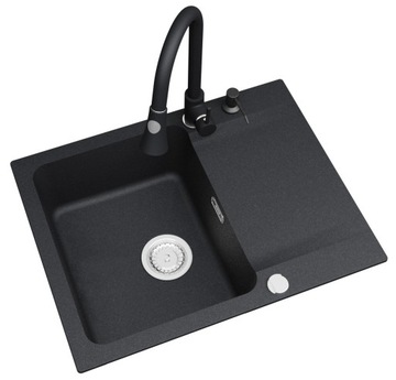 Jednokomorowy Zlewozmywak Franke OID 611-62 bateria + dozownik + syfon