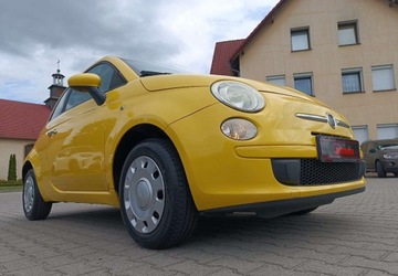 Fiat 500 II Hatchback 3d 1.2 69KM 2009 Fiat 500 Zarejestrowany - benzyna - bezwypadkowy - 113000 km 1.2 Benzyna, zdjęcie 8
