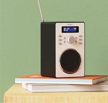 Ретро-радио DAB+. FM, Будильник, ЖК-дисплей