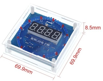 Часы Термометр, дата, будильник + НАБОР ДЛЯ САМОГО КОРПУСА