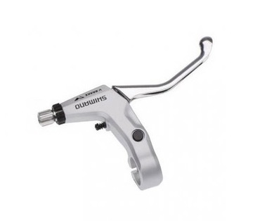 klamka hamulca SHIMANO BL-M421 prawa SREBRNA 2-F