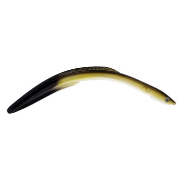 Wędkarski Miękki Sztuczny Węgorz Loach 30cm Żółty