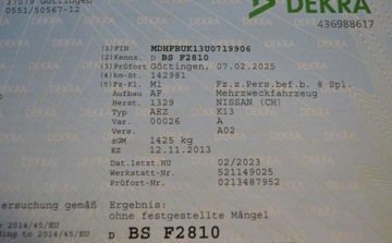 Nissan Micra IV Hatchback 5d 1.2 80KM 2013 Nissan Micra po oplatach - bogata wersja - serwis do konca 1.2 Benzyna, zdjęcie 35