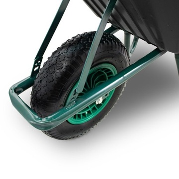 Тачка садовая/строительная одноколесная 100л 250кг Чаша ПВХ ЧЕРНАЯ