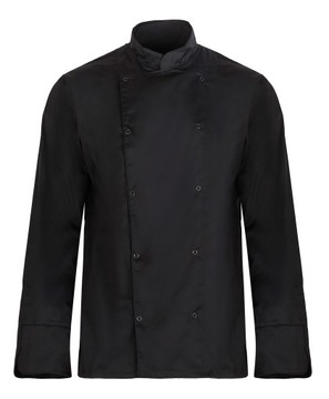 Bluza kucharska - kitel czarny dla kucharza XXL