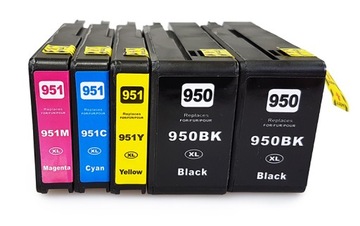5x Tusz do HP 950XL 951XL Pro251 276 PRO 8100 8600