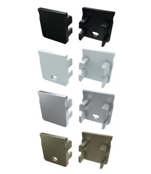 ЗАГЛУШКА ДЛЯ ПРОФИЛЯ Y-ТИПА, СЕРАЯ, ЧЕРНАЯ, БЕЛАЯ, INOX