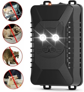 Odstraszacz Zwierząt Samochodowy, USB/Akumulator, 5-12V, KUNY SZCZURY MYSZY