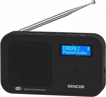 SENCOR Radio przenośne cyfrowe DAB+ SRD 7200B