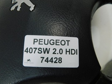 PEUGEOT 407 SW 2.0 HDI VOLANT + ULOŽENÍ AIRBAG