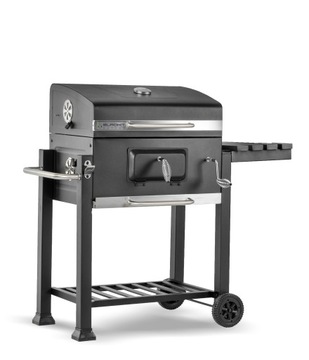 Grill węglowy OGRODOWY DUŻY XXL 8 OSÓB RUSZT KÓŁKA